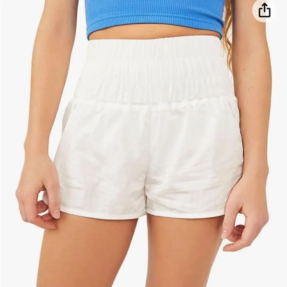 FP Movement by Free People Women's The Way Home Shorts White Size Small